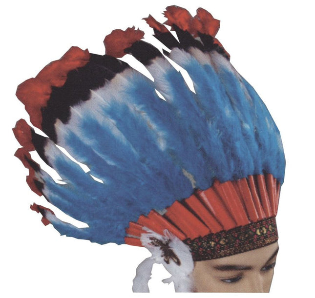 HEADDRESS DELUXE NATIVE AMERIC