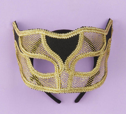 VEN MASK NETTED GOLD