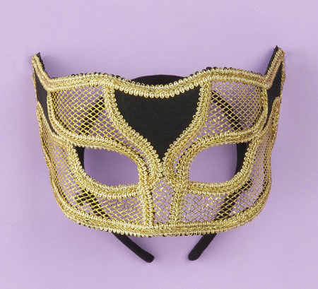 VEN MASK NETTED GOLD