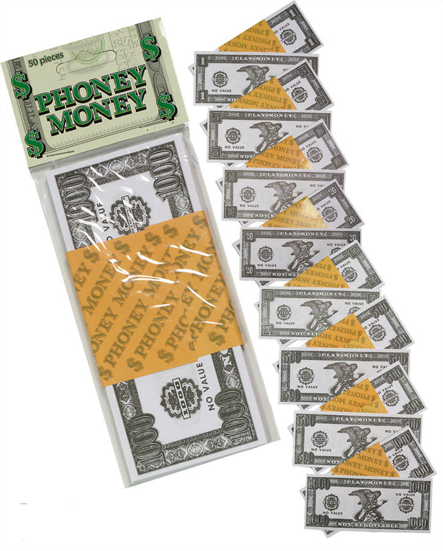 PHONEY MONEY 100  50/PACK