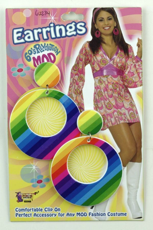 MOD RAINBOW EARRINGS
