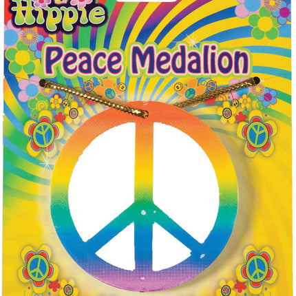 Rainbow Peace Medallion