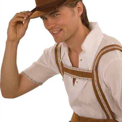 OCTOBERFEST HAT BROWN Felt