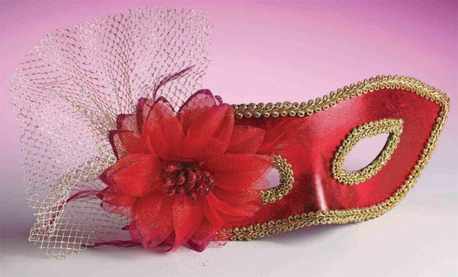 RED VENETIAN MASK