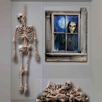 GHASTLY WALL DECOR 4ft X 5.3ft