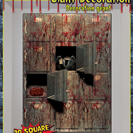 MORGUE WALL DECORATION 4'X 5'