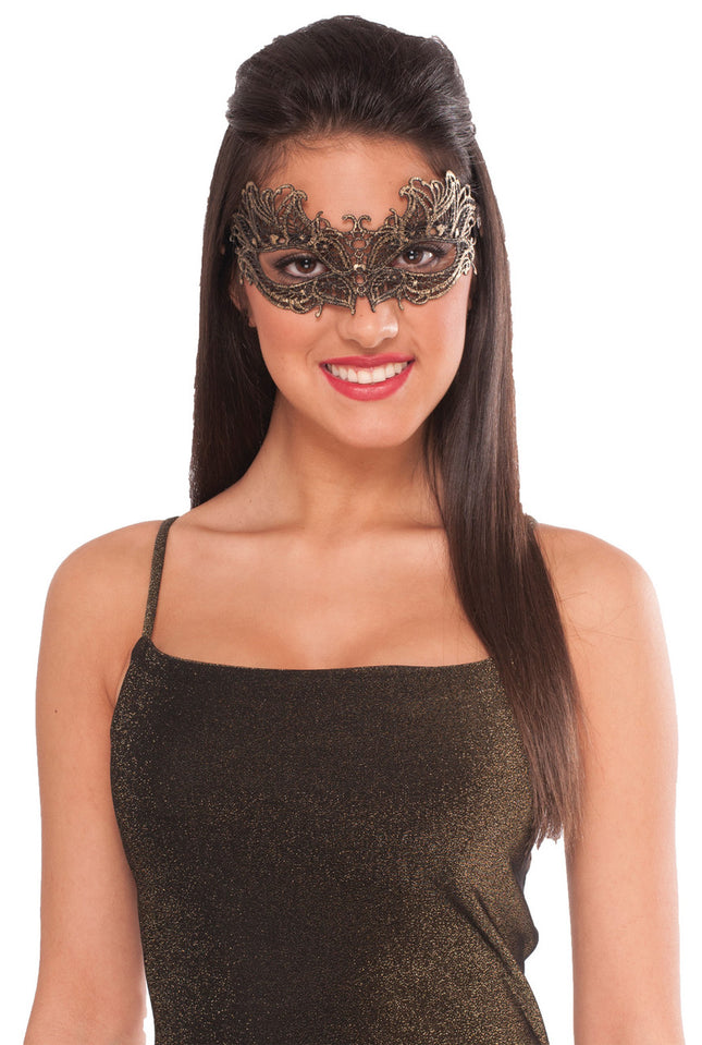LACE MASK GOLD
