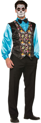 Men's Day of the Dead Vest