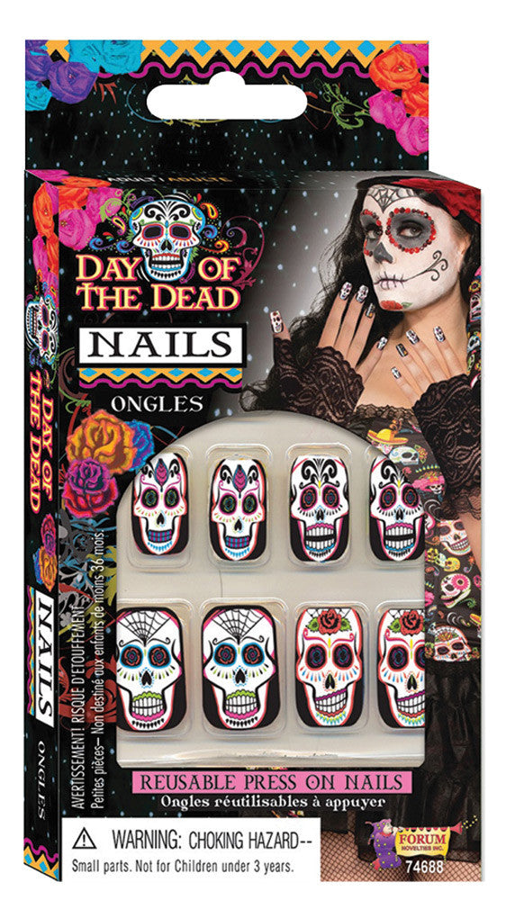 DAY OF DEAD NAILS ACCESSORY