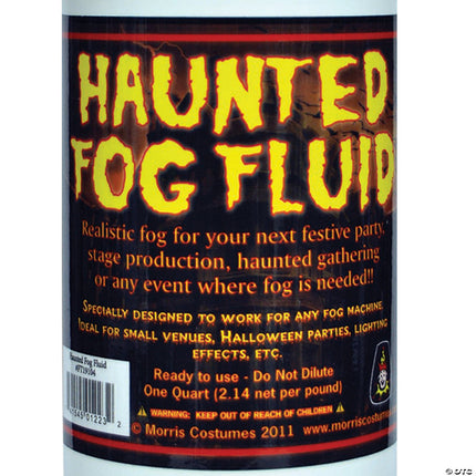 Fog Fluid (QUART)- label up close