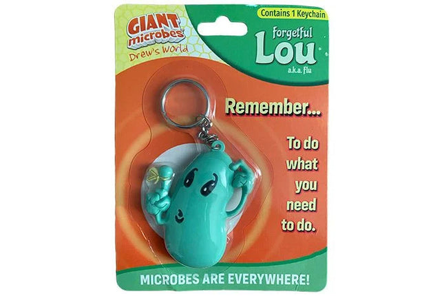 Forgetful Lou Keychain front of package