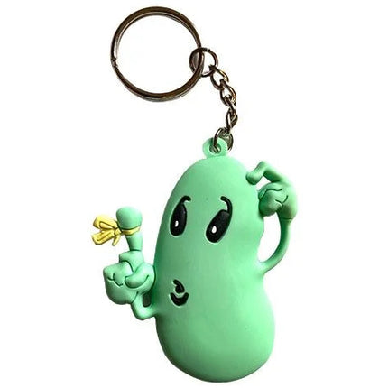 Forgetful Lou Keychain outside of package