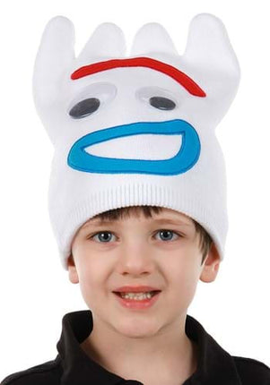 Toy Story- Forky Knit Hat- worn by child model, boy