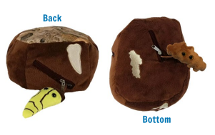 T-Rex Fossil Dig- back and bottom view