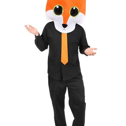 Huge Fox MASKot Head- worn by male model