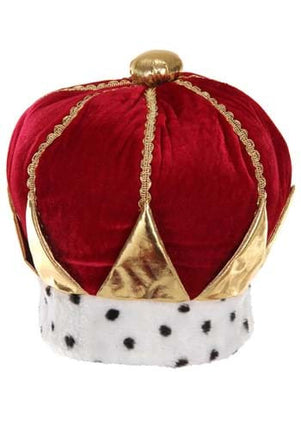 Frog Prince Reversible Plush Hat- crown side front view