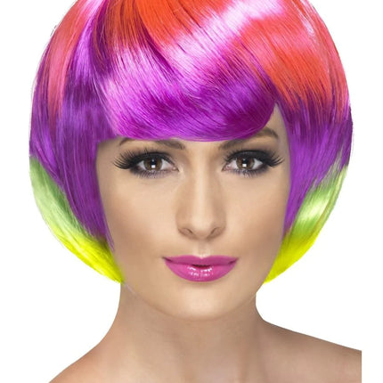 Multi-Colored Funk Babe Wig