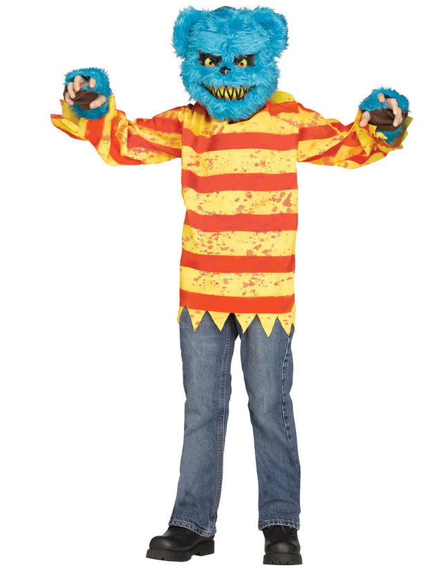 Blue Killer Bear Child Costume
