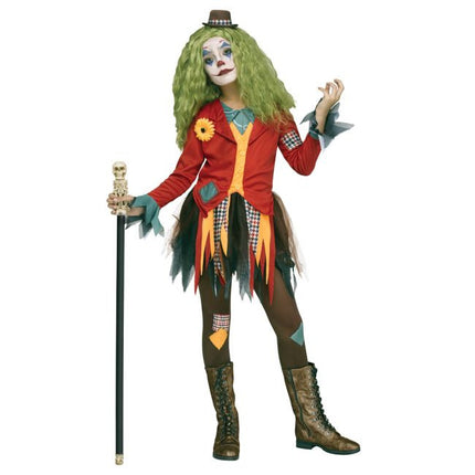 Rowdy Clown Girl's Costume