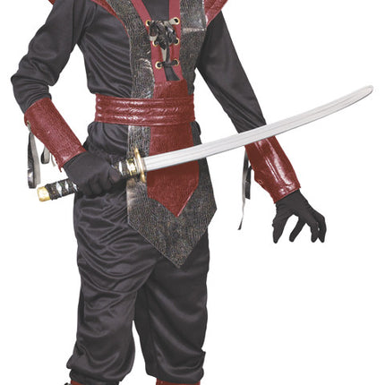 Leather Ninja Fighter Child Costume
