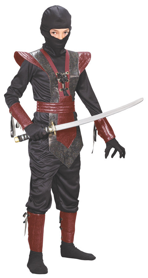 Leather Ninja Fighter Child Costume