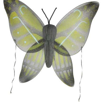 Kids Yellow & Green Butterfly Wings
