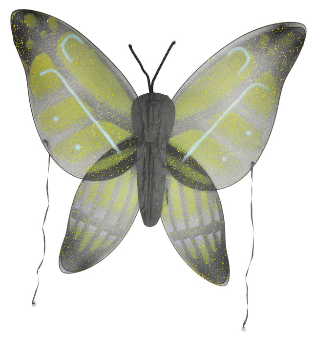 Kids Yellow & Green Butterfly Wings