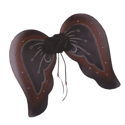 WINGS GOTH BK/BURGUNDY