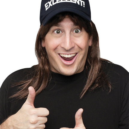 Saturday Night Live- Wayne Excellent Wig Hat ~
