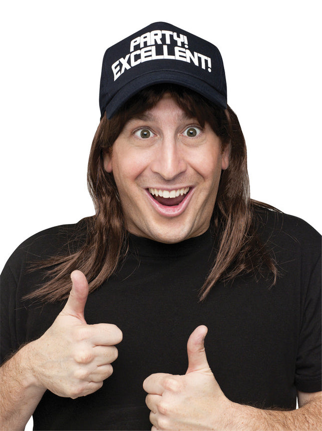 Saturday Night Live- Wayne Excellent Wig Hat ~
