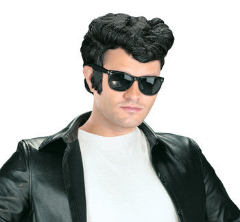 50s Black Greaser Wig