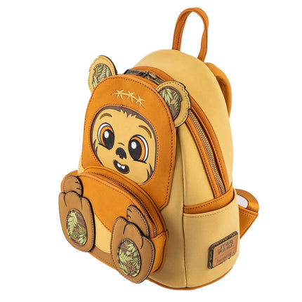 Star Wars Wicket Footsie Cosplay Mini Backpack- side view