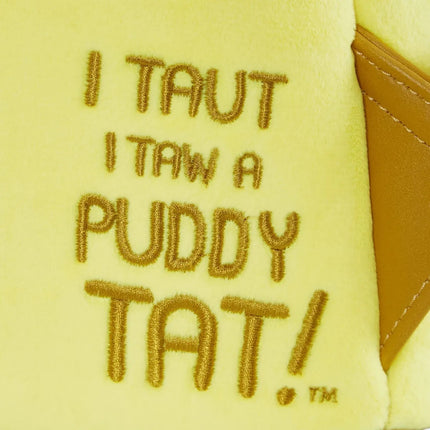 Looney Tunes Tweety Plush Mini Backpack- up close back view