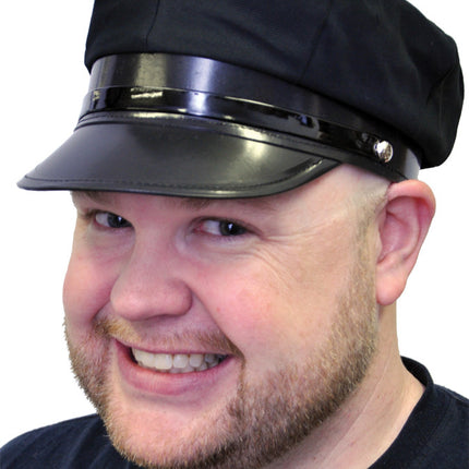CHAUFFEUR HAT ECONOMY BLACK