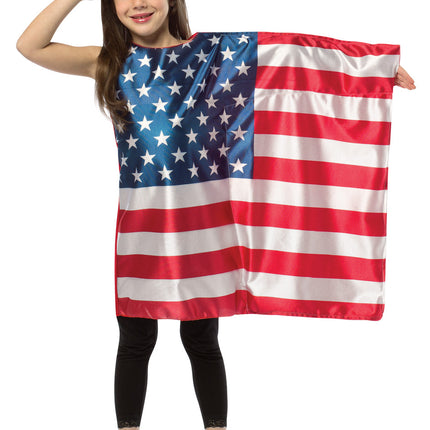 USA FLAG DRESS 4-6X