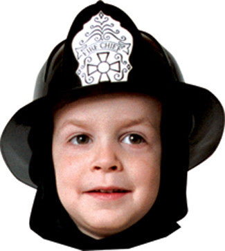 FIRE FIGHTER HELMET CHILD BLK