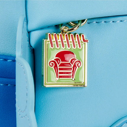 Blues Clues Blue Cosplay Mini Backpack- zipper charm