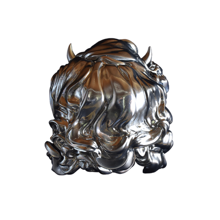 Back view of Ghost Chrome Ghoulette Nameless Ghoul Mask