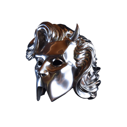 Left-side view of Ghost Chrome Ghoulette Nameless Ghoul Mask