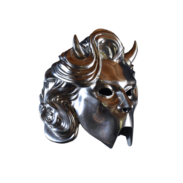 Right-side view of Ghost Chrome Ghoulette Nameless Ghoul Mask