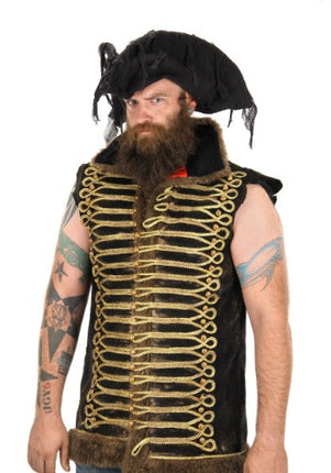Ghost Pirate Hat- worn by model