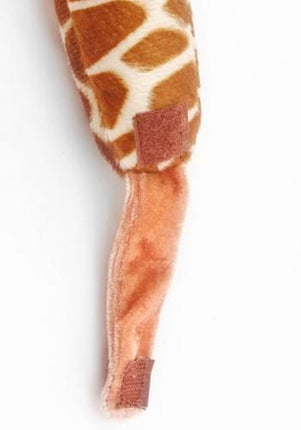 Fleece Giraffe Ears & Tail Kit- tail Velcro attachment 