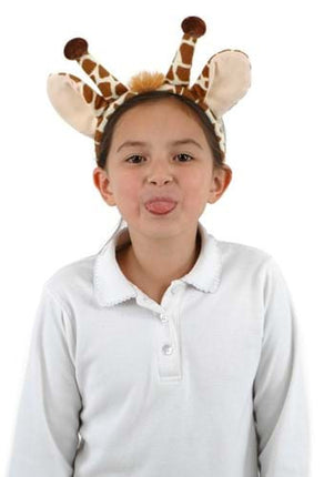 Fleece Giraffe Ears & Tail Kit- worn by child model