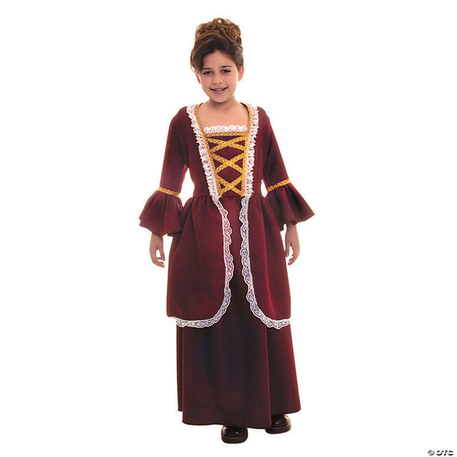 Colonial Girl Dress Costume