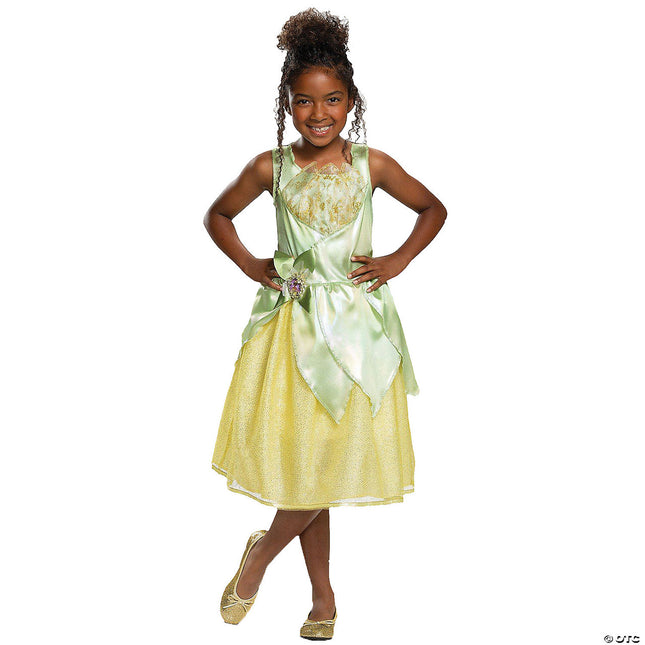 The Princess and the Frog- Tiana Classic Girls' Costume- front view