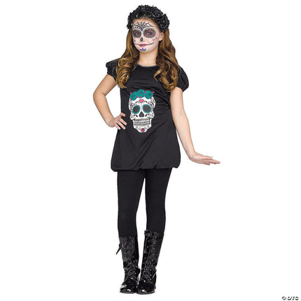 Girl's Day of the Dead Romper