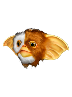 Left-side view of Gremlins Gizmo Mask