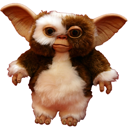 Front view of Gremlins Gizmo Puppet