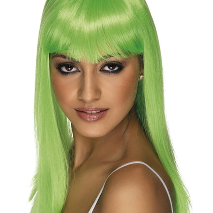 Neon Green Glamourama Wig