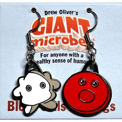 Blood Cell Earrings- On Packaging